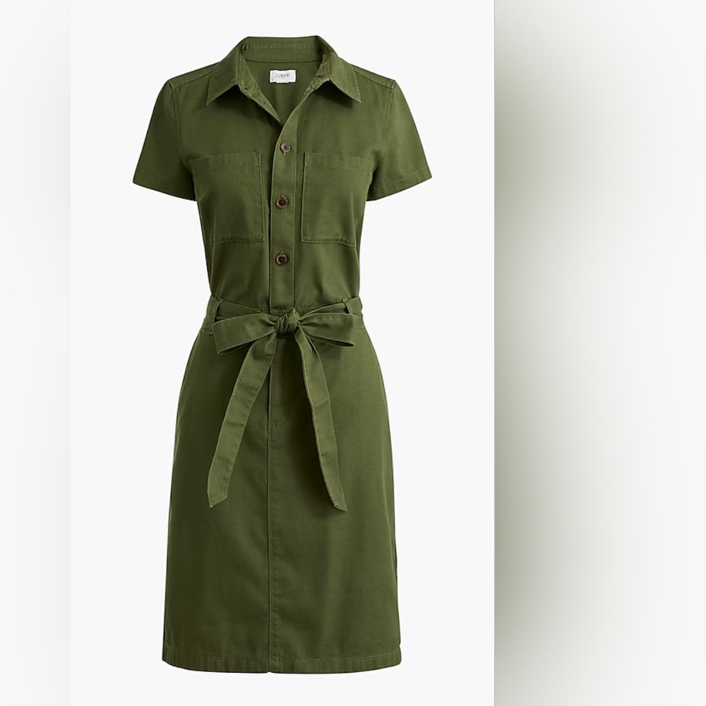 J Crew Utility Mini Dress, size 2, new with tag